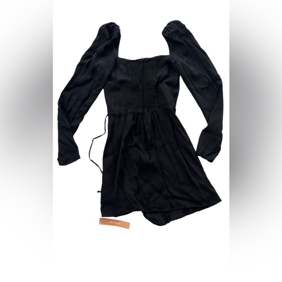 NWT Reformation Rosalie dress black size 2 - Picture 8 of 11